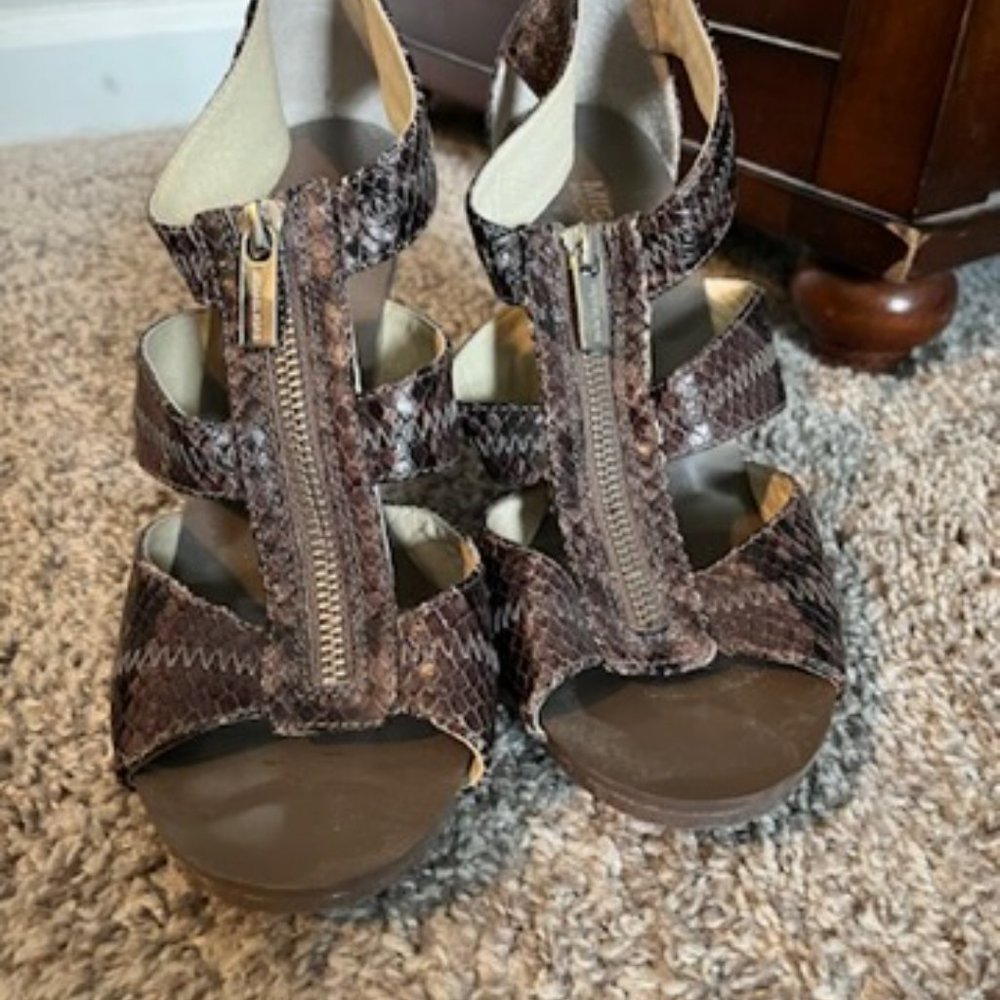 Michael Kors Snake Print Heels
